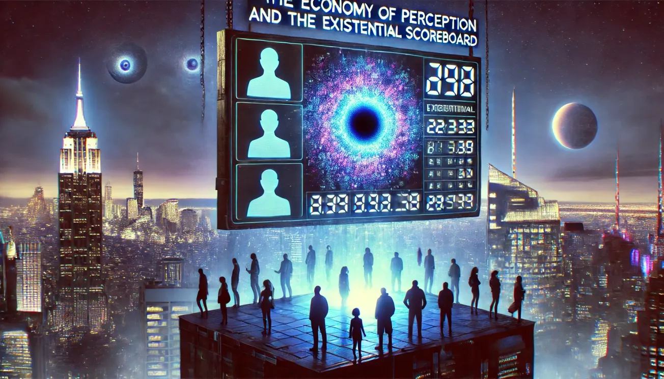 The Economy of Perception and the Existential Scoreboard