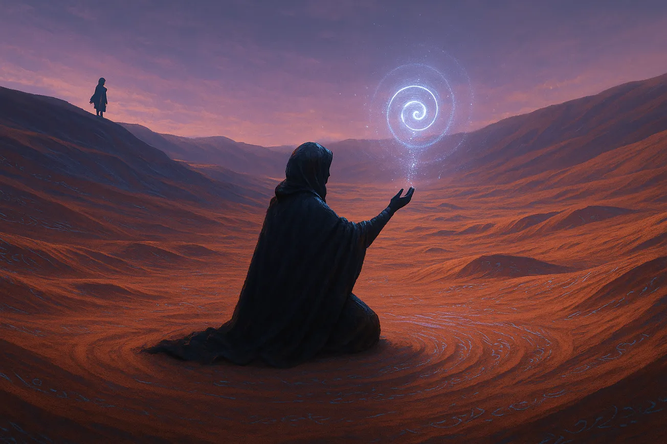 The Vessel Beneath the Speaking Sand